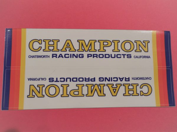 CHAMPION  STICKER