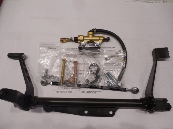 HARLEY SPORTSTER 1983-2003 8'' PEG RELOCATION KIT
